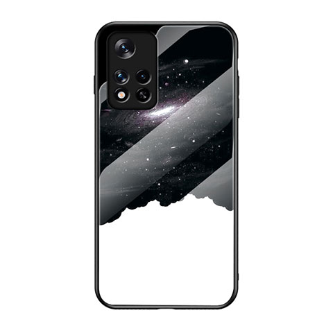 Handyhülle Silikon Hülle Rahmen Schutzhülle Spiegel Modisch Muster für Xiaomi Poco M4 Pro 5G Plusfarbig