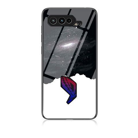 Handyhülle Silikon Hülle Rahmen Schutzhülle Spiegel Modisch Muster LS1 für Asus ROG Phone 5s Schwarz