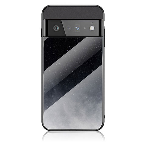 Handyhülle Silikon Hülle Rahmen Schutzhülle Spiegel Modisch Muster LS1 für Google Pixel 6 Pro 5G Grau