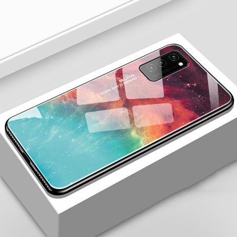 Handyhülle Silikon Hülle Rahmen Schutzhülle Spiegel Modisch Muster S02 für Huawei Honor V30 5G Plusfarbig