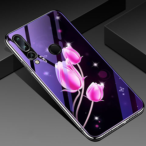 Handyhülle Silikon Hülle Rahmen Schutzhülle Spiegel Schmetterling K01 für Huawei Honor 20E Rosa