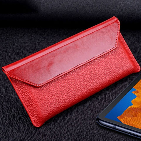 Handytasche Schutzhülle Flip Leder Hülle T02 für Huawei Mate Xs 5G Rot