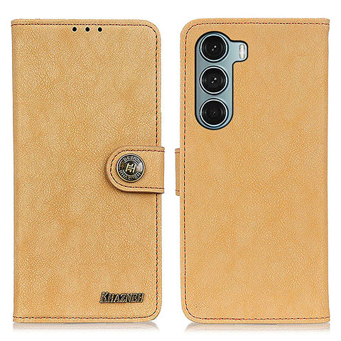 Handytasche Stand Schutzhülle Flip Leder Hülle A01D für Motorola Moto Edge S30 5G Gold