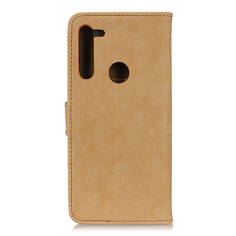 Handytasche Stand Schutzhülle Flip Leder Hülle A01D für Motorola Moto One Fusion Plus Gold