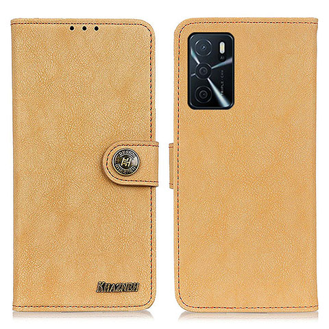 Handytasche Stand Schutzhülle Flip Leder Hülle A01D für Oppo A16 Gold