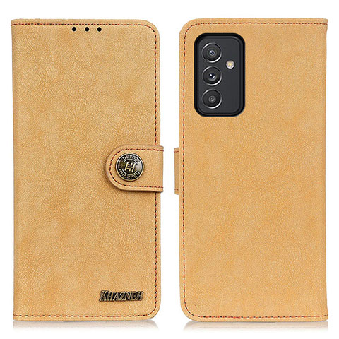 Handytasche Stand Schutzhülle Flip Leder Hülle A01D für Samsung Galaxy A15 4G Gold