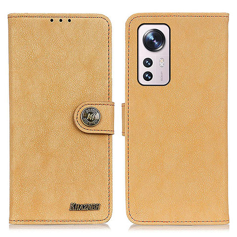 Handytasche Stand Schutzhülle Flip Leder Hülle A01D für Xiaomi Mi 12S Pro 5G Gold