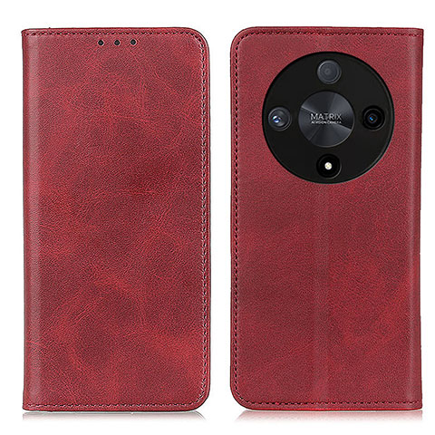 Handytasche Stand Schutzhülle Flip Leder Hülle A02D für Huawei Honor Magic6 Lite 5G Rot