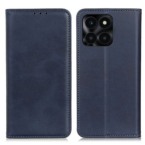 Handytasche Stand Schutzhülle Flip Leder Hülle A02D für Huawei Honor X6a Blau