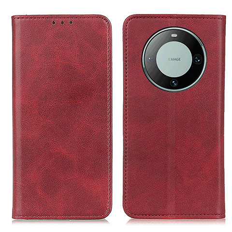 Handytasche Stand Schutzhülle Flip Leder Hülle A02D für Huawei Mate 60 Rot