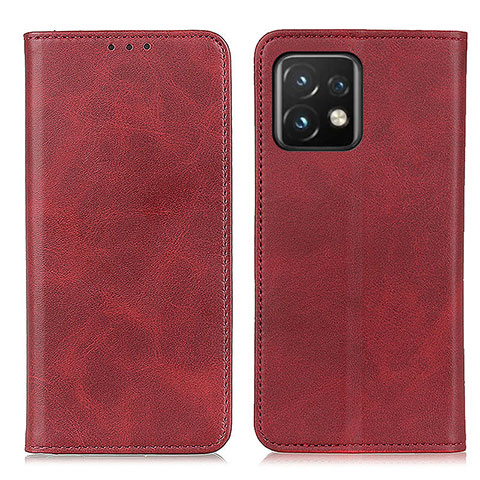 Handytasche Stand Schutzhülle Flip Leder Hülle A02D für Motorola Moto Edge 40 Pro 5G Rot