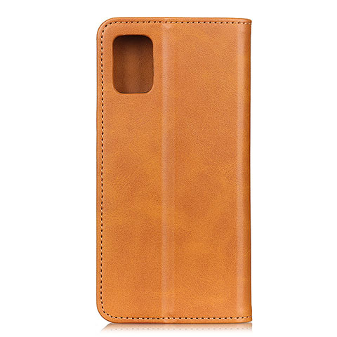 Handytasche Stand Schutzhülle Flip Leder Hülle A02D für Motorola Moto Edge S 5G Hellbraun