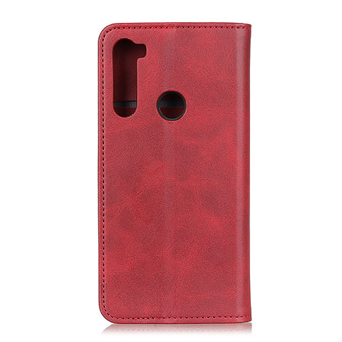 Handytasche Stand Schutzhülle Flip Leder Hülle A02D für Motorola Moto One Fusion Plus Rot