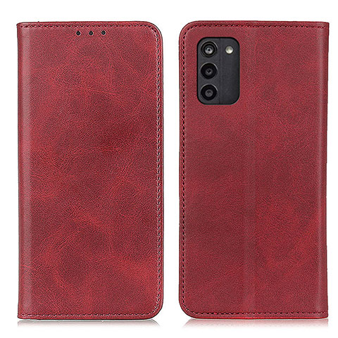 Handytasche Stand Schutzhülle Flip Leder Hülle A02D für Nokia G100 Rot