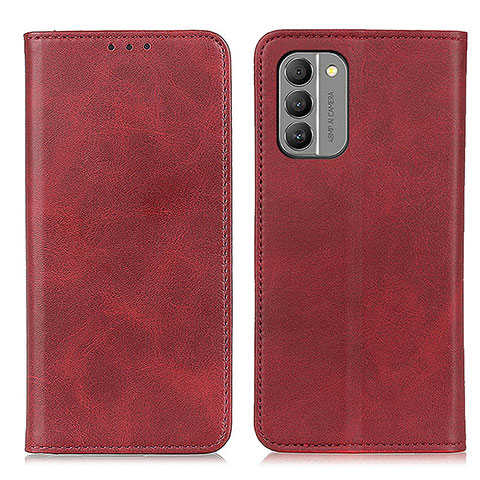 Handytasche Stand Schutzhülle Flip Leder Hülle A02D für Nokia G400 5G Rot