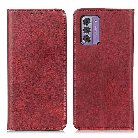 Handytasche Stand Schutzhülle Flip Leder Hülle A02D für Nokia G42 5G Rot