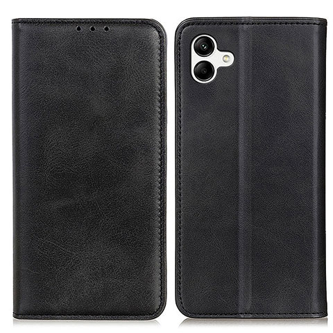 Handytasche Stand Schutzhülle Flip Leder Hülle A02D für Samsung Galaxy A04E Schwarz