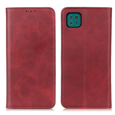 Handytasche Stand Schutzhülle Flip Leder Hülle A02D für Samsung Galaxy A22 5G Rot