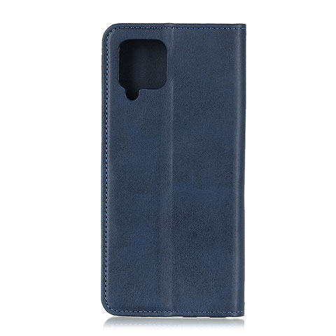 Handytasche Stand Schutzhülle Flip Leder Hülle A02D für Samsung Galaxy A42 5G Blau