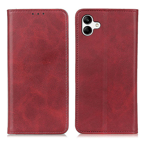 Handytasche Stand Schutzhülle Flip Leder Hülle A02D für Samsung Galaxy F04 Rot