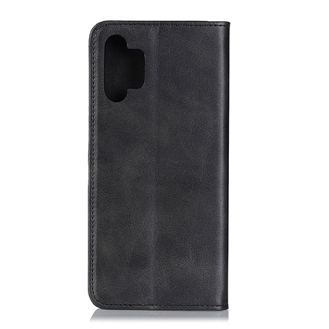 Handytasche Stand Schutzhülle Flip Leder Hülle A02D für Samsung Galaxy M32 5G Schwarz