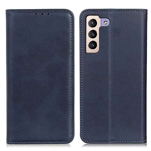 Handytasche Stand Schutzhülle Flip Leder Hülle A02D für Samsung Galaxy S21 FE 5G Blau