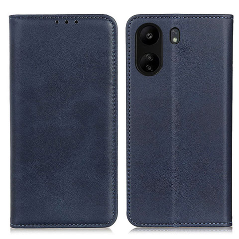 Handytasche Stand Schutzhülle Flip Leder Hülle A02D für Xiaomi Poco C65 Blau