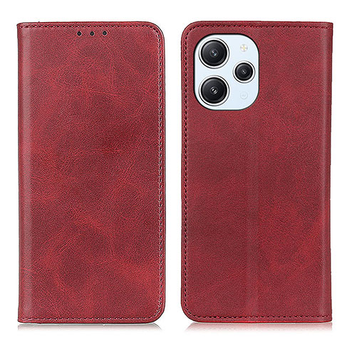 Handytasche Stand Schutzhülle Flip Leder Hülle A02D für Xiaomi Redmi 12 4G Rot