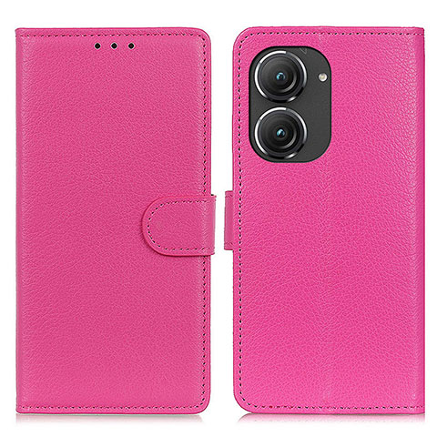 Handytasche Stand Schutzhülle Flip Leder Hülle A03D für Asus Zenfone 9 Violett