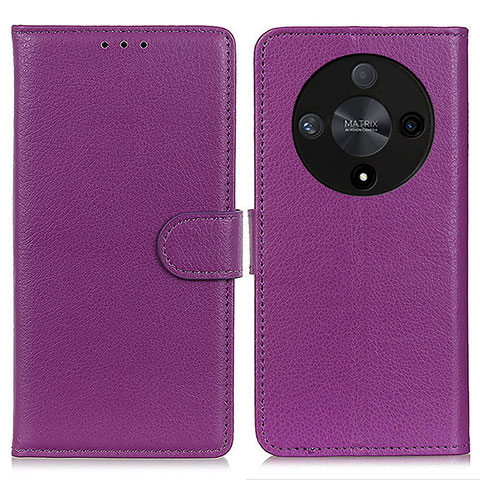 Handytasche Stand Schutzhülle Flip Leder Hülle A03D für Huawei Honor Magic6 Lite 5G Violett