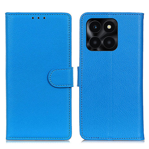 Handytasche Stand Schutzhülle Flip Leder Hülle A03D für Huawei Honor X6a Hellblau