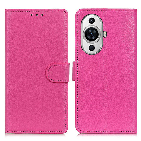 Handytasche Stand Schutzhülle Flip Leder Hülle A03D für Huawei Nova 11 Pink