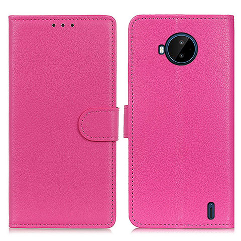 Handytasche Stand Schutzhülle Flip Leder Hülle A03D für Nokia C20 Plus Pink