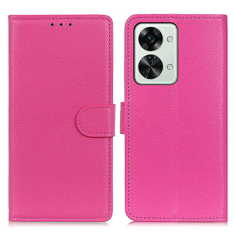 Handytasche Stand Schutzhülle Flip Leder Hülle A03D für OnePlus Nord 2T 5G Pink