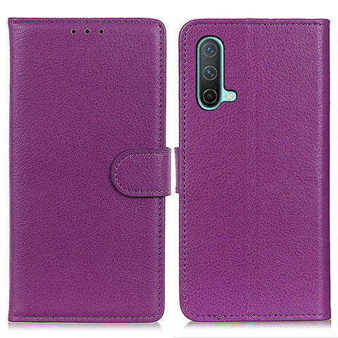 Handytasche Stand Schutzhülle Flip Leder Hülle A03D für OnePlus Nord CE 5G Violett