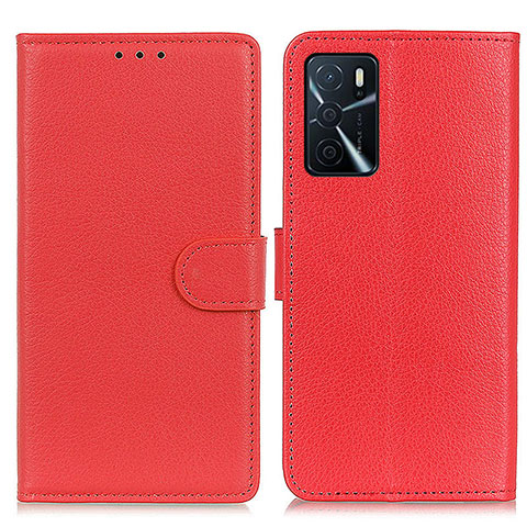 Handytasche Stand Schutzhülle Flip Leder Hülle A03D für Oppo A16 Rot