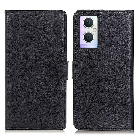 Handytasche Stand Schutzhülle Flip Leder Hülle A03D für Oppo F21 Pro 5G Schwarz