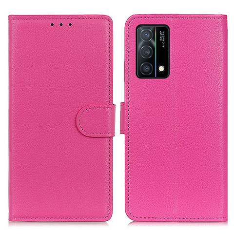 Handytasche Stand Schutzhülle Flip Leder Hülle A03D für Oppo K9 5G Pink