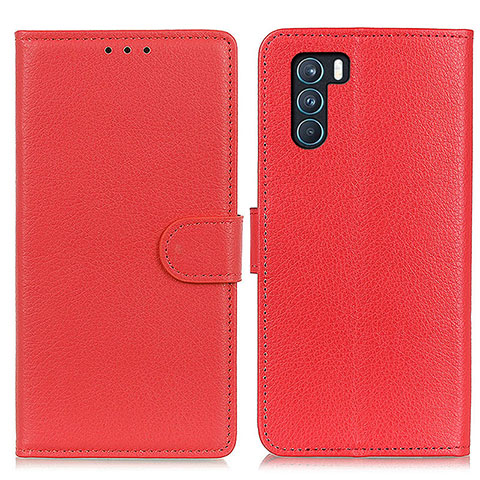 Handytasche Stand Schutzhülle Flip Leder Hülle A03D für Oppo K9 Pro 5G Rot