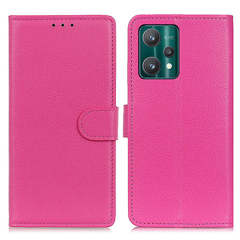 Handytasche Stand Schutzhülle Flip Leder Hülle A03D für Realme 9 5G Pink