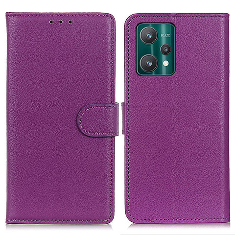 Handytasche Stand Schutzhülle Flip Leder Hülle A03D für Realme Q5 5G Violett