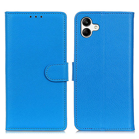 Handytasche Stand Schutzhülle Flip Leder Hülle A03D für Samsung Galaxy A04 4G Hellblau