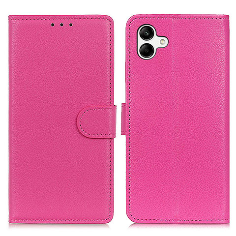 Handytasche Stand Schutzhülle Flip Leder Hülle A03D für Samsung Galaxy A04 4G Pink