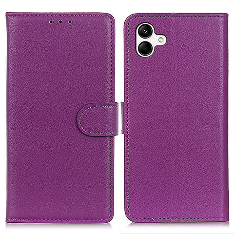 Handytasche Stand Schutzhülle Flip Leder Hülle A03D für Samsung Galaxy A04E Violett