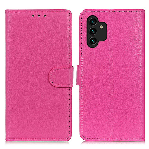 Handytasche Stand Schutzhülle Flip Leder Hülle A03D für Samsung Galaxy A13 4G Violett