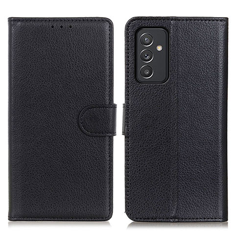 Handytasche Stand Schutzhülle Flip Leder Hülle A03D für Samsung Galaxy A15 4G Schwarz