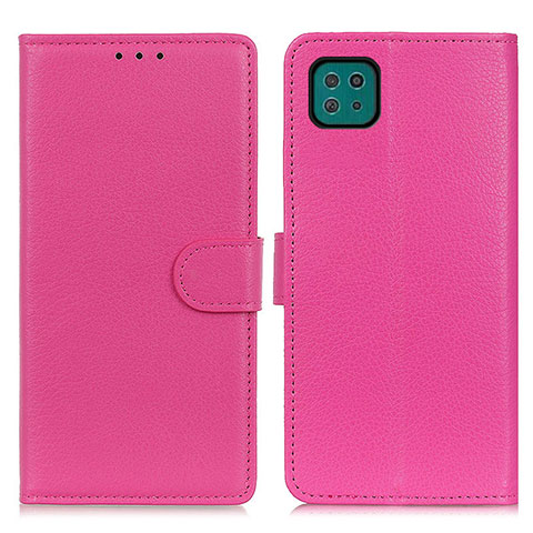 Handytasche Stand Schutzhülle Flip Leder Hülle A03D für Samsung Galaxy A22 5G Pink