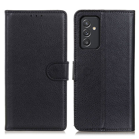 Handytasche Stand Schutzhülle Flip Leder Hülle A03D für Samsung Galaxy A25 5G Schwarz