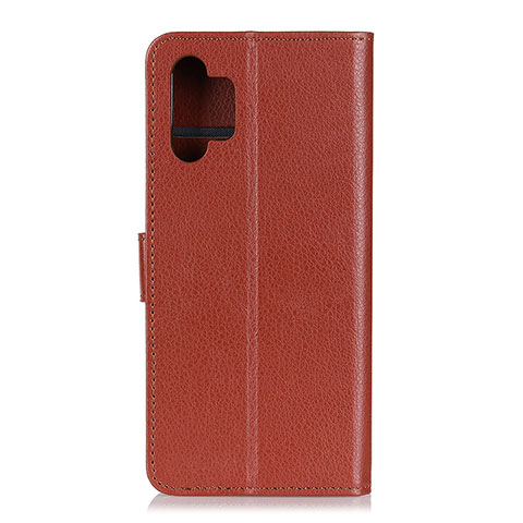 Handytasche Stand Schutzhülle Flip Leder Hülle A03D für Samsung Galaxy A32 4G Braun