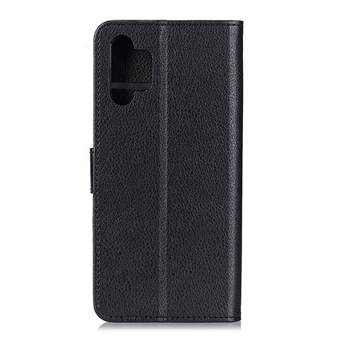 Handytasche Stand Schutzhülle Flip Leder Hülle A03D für Samsung Galaxy M32 5G Schwarz